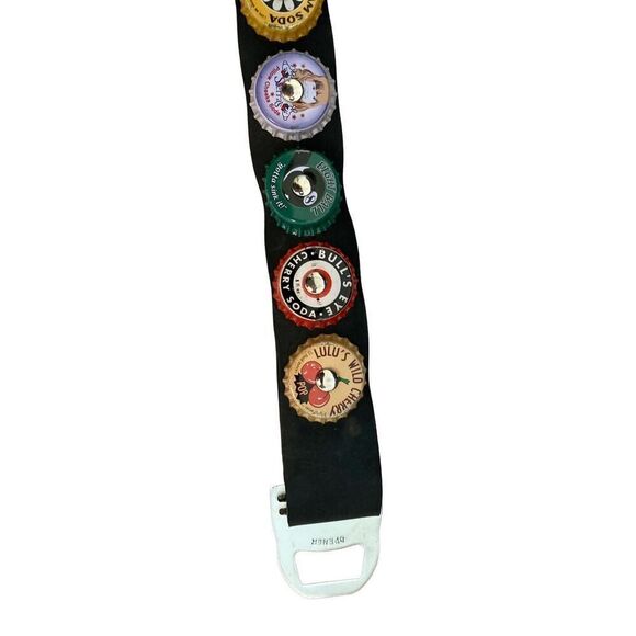 Vintage Y2K Little Earth Bottle Cap Seat Belt Multicolored Accessories Unique main image 4